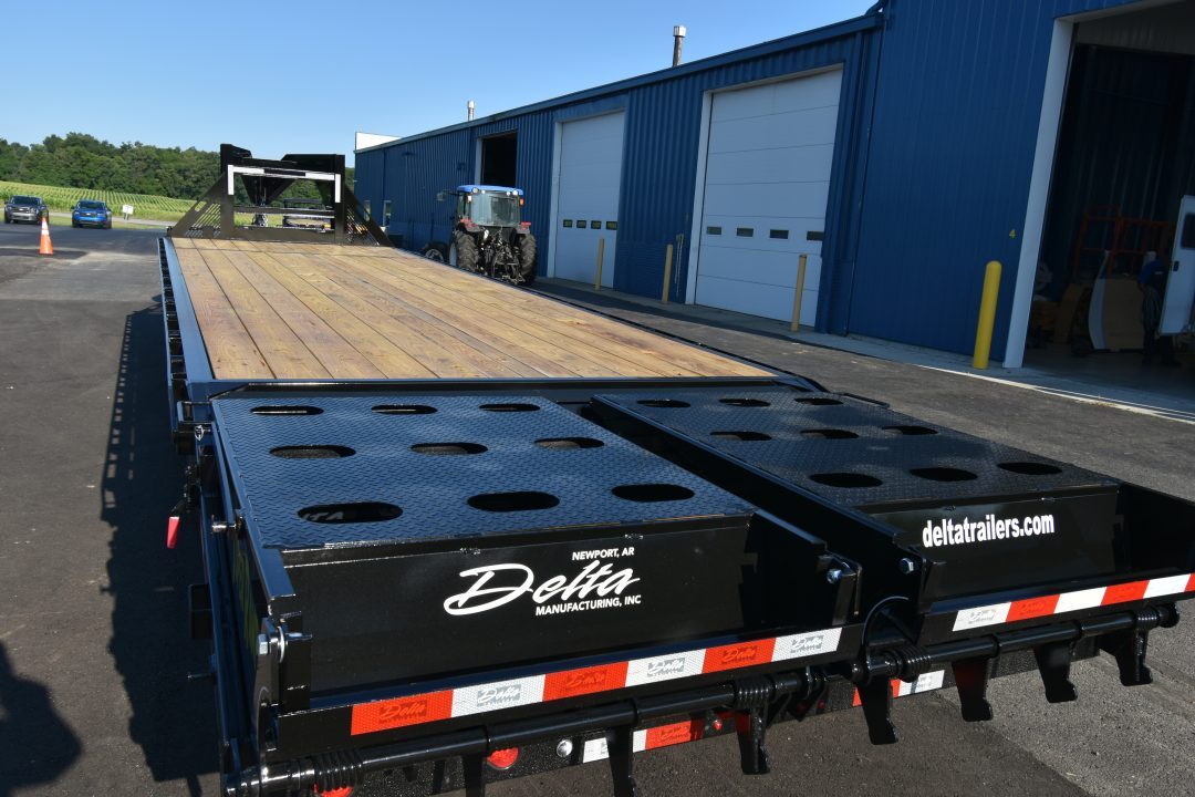 New 2026 Delta Trailers 210 GN BLACK Deckover Trailer