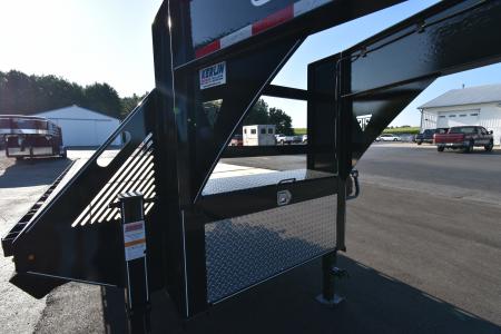 New 2026 Delta Trailers 210 GN BLACK Deckover Trailer