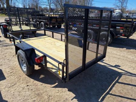 New 2025 AMO 5x10 Lowside Landscape Trailer