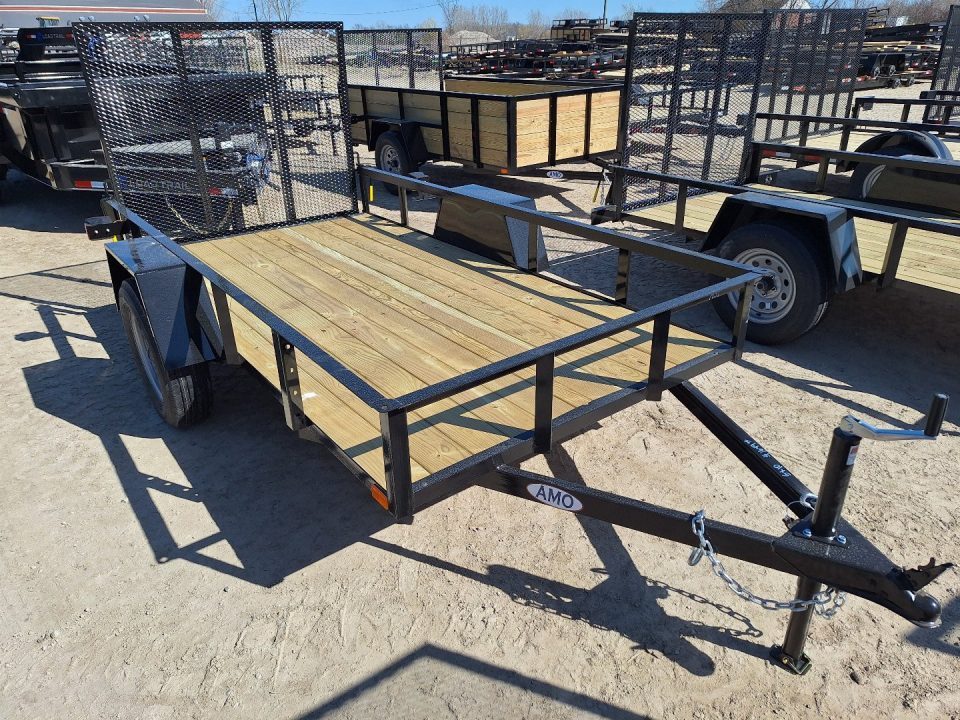 New 2025 AMO 5x10 Lowside Landscape Trailer