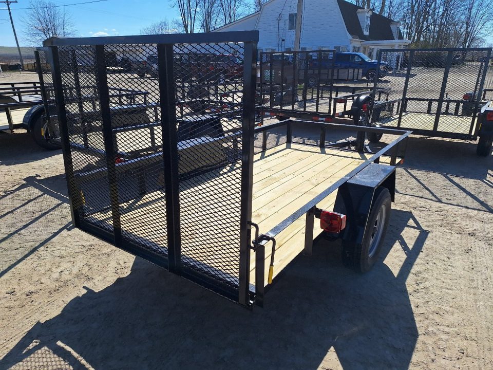 New 2025 AMO 5x10 Lowside Landscape Trailer