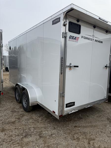 New 2026 Lightning Trailers 7X16 RAMP DOOR 7' INTERIOR HEIGHT Cargo / Enclosed Trailer