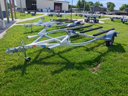 New 2027 Bear Track PWC 80 X 144D - Single Axle, 2 Place Jet Ski Trailer with Swivel Jack
