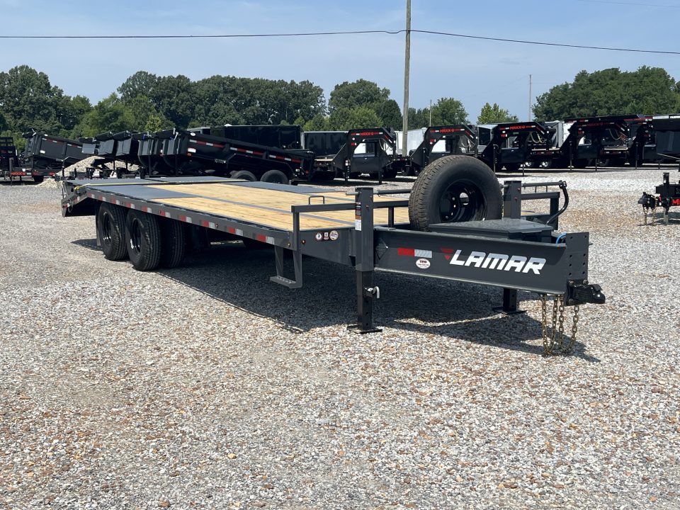 New 2027 Lamar 102" x 25' 20k Flatbed Trailer