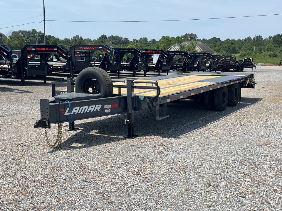New 2027 Lamar 102" x 25' 20k Flatbed Trailer