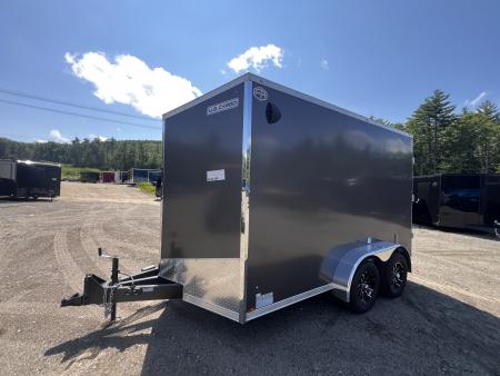 New 2027 US Cargo 7x12 + 2ft V nose/ I beam frame/ 7' interior/ Polycore / Barn Door - 7000GVW