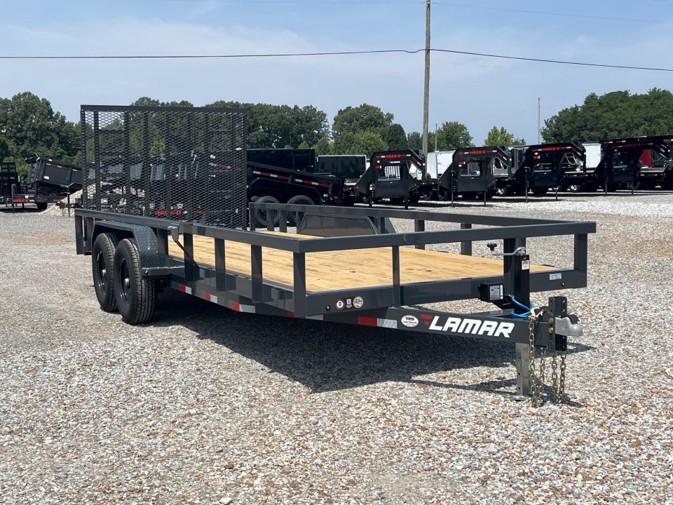 New 2027 Lamar 83"x20' 10k Utility Trailer