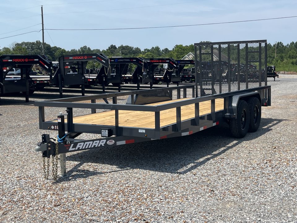 New 2027 Lamar 83"x20' 10k Utility Trailer