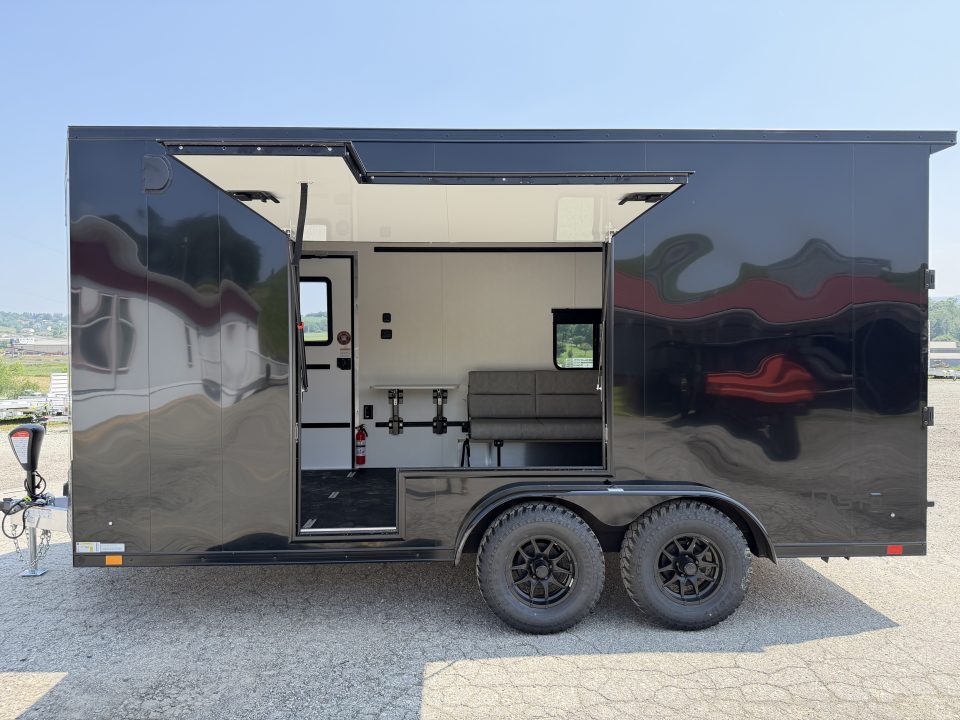 New 2026 ATC 7.5 x 16 "Sto450 LifeTrac" Aluminum Cargo Trailer w/ UED Door