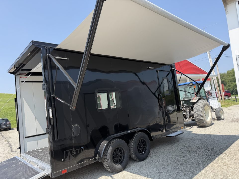 New 2026 ATC 7.5 x 16 "Sto450 LifeTrac" Aluminum Cargo Trailer w/ UED Door