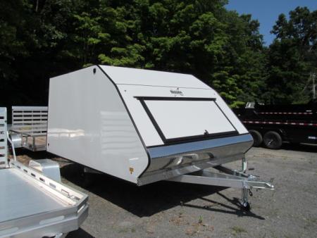 New Mission 2 Place Crossover w/ Ski Guides and Track Mats Snowmobile Trailer