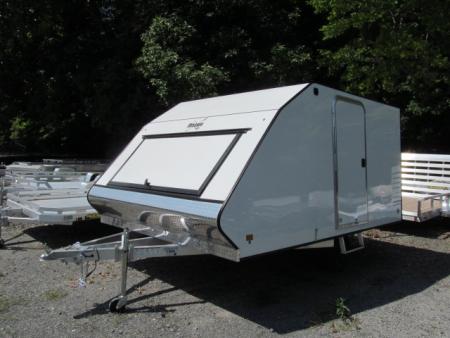 New Mission 2 Place Crossover w/ Ski Guides and Track Mats Snowmobile Trailer