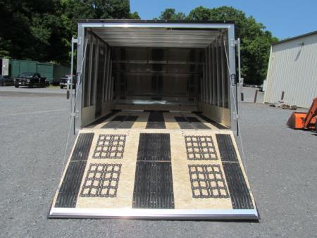 New Mission 2 Place Crossover w/ Ski Guides and Track Mats Snowmobile Trailer