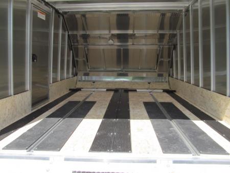 New Mission 2 Place Crossover w/ Ski Guides and Track Mats Snowmobile Trailer