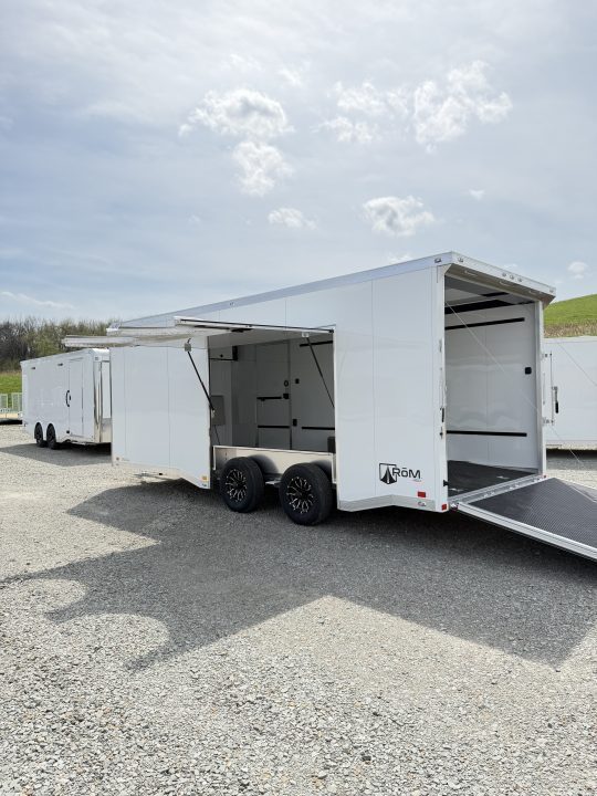 New NEW 2027 ATC 8.5 x 20 ROM450 "LifeTrac" Enclosed ALUMINUM Car Hauler w/ PED Door