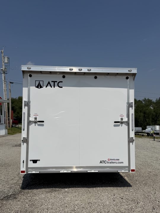 New NEW 2027 ATC 8.5 x 20 ROM450 "LifeTrac" Enclosed ALUMINUM Car Hauler w/ PED Door