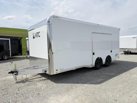 New NEW 2027 ATC 8.5 x 20 ROM450 "LifeTrac" Enclosed ALUMINUM Car Hauler w/ PED Door