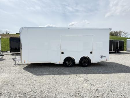 New NEW 2027 ATC 8.5 x 20 ROM450 "LifeTrac" Enclosed ALUMINUM Car Hauler w/ PED Door