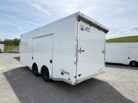 New NEW 2027 ATC 8.5 x 20 ROM450 "LifeTrac" Enclosed ALUMINUM Car Hauler w/ PED Door