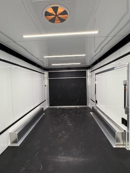 New NEW 2027 ATC 8.5 x 20 ROM450 "LifeTrac" Enclosed ALUMINUM Car Hauler w/ PED Door