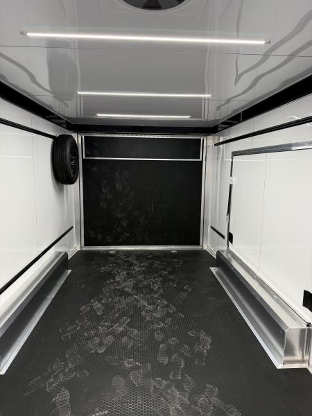 New NEW 2027 ATC 8.5 x 20 ROM450 "LifeTrac" Enclosed ALUMINUM Car Hauler w/ PED Door