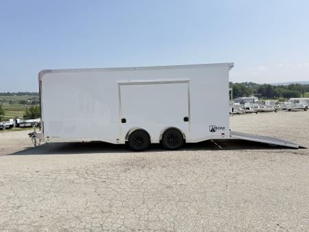 New NEW 2027 ATC 8.5 x 20 ROM450 "LifeTrac" Enclosed ALUMINUM Car Hauler w/ PED Door
