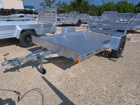 New 2027 Bear Track 76 x 120F Utility Trailer, Heavy Duty Bi-Fold Ramp, 2990 lb. GVWR
