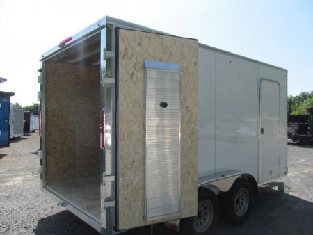 New Nitro 7 X 14 V Front Aluminum Enclosed Trailer