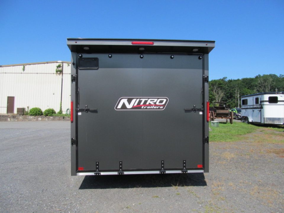 New Nitro 8.5 X 24 10K V Front Aluminum Car / Racing Trailer
