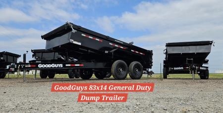 New 2027 Good Guys Trailers 83  x 14' General Duty Low-Profile Dump Trailer