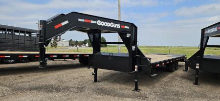 New 2027 Good Guys Trailers 102" x 25' Low-Pro 7K Axles/14ply Tires Flatbed Trailer