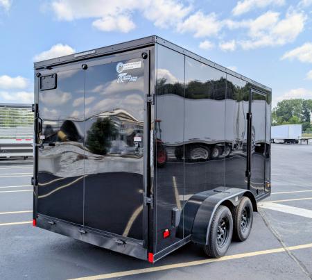 New DHW 7x14 Medium Duty 7' Tall, .080 Skin, Blackout Cargo / Enclosed Trailer
