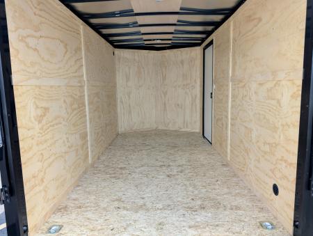 New DHW 7x14 Medium Duty 7' Tall, .080 Skin, Blackout Cargo / Enclosed Trailer