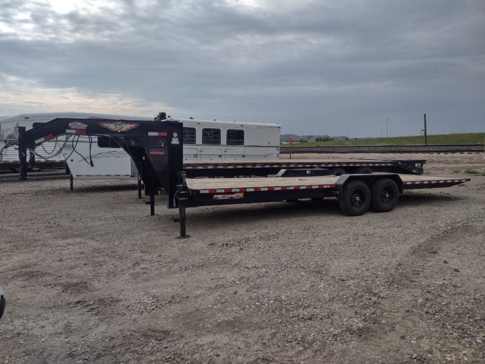 Used 2021 H&H Trailers 26' Flatbed Trailer