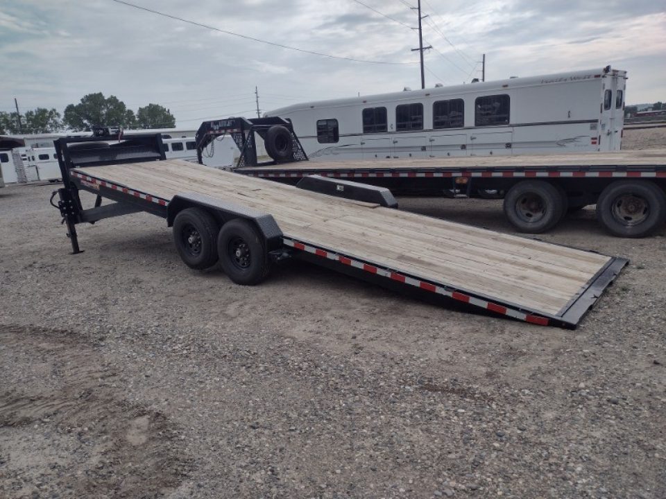 Used 2021 H&H Trailers 26' Flatbed Trailer