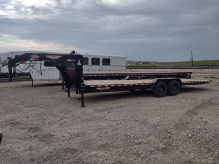 Used 2021 H&H Trailers 26' Flatbed Trailer