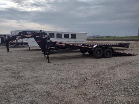 Used 2021 H&H Trailers 26' Flatbed Trailer
