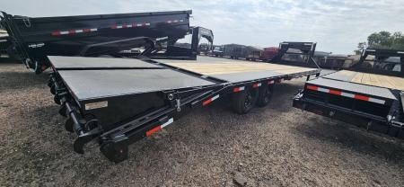 New 2027 Good Guys Trailers 102" x 28' Low-Pro w/8K Axles/17.5 Tires, Flatbed Trailer