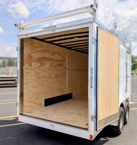 New DHW 7x16 HD .080 Skin, 10K (GVWR) Contractor Series, Barn Doors Cargo / Enclosed Trailer
