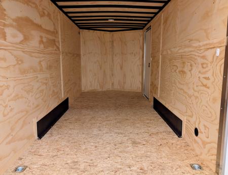 New DHW 7x16 HD .080 Skin, 10K (GVWR) Contractor Series, Barn Doors Cargo / Enclosed Trailer