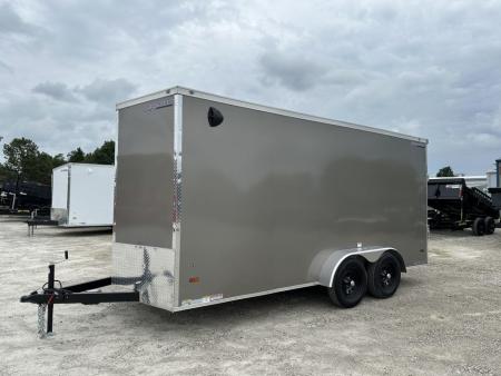 New 2027 HAUL-ABOUT 7X16 BOBCAT -6  extra height, poly pewter