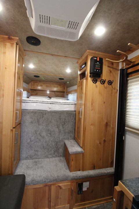 New 2027 Trails West Classic 10 x 10 Living Quarters - SOLAR - Pass Through Door - Escape Door - 2 Horse Trailer
