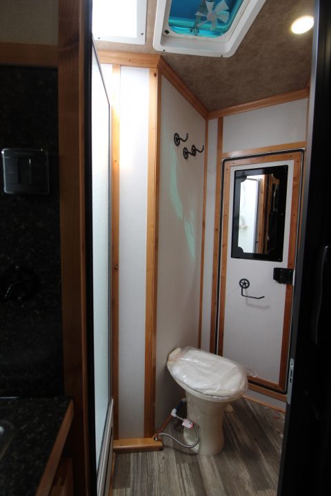 New 2027 Trails West Classic 10 x 10 Living Quarters - SOLAR - Pass Through Door - Escape Door - 2 Horse Trailer