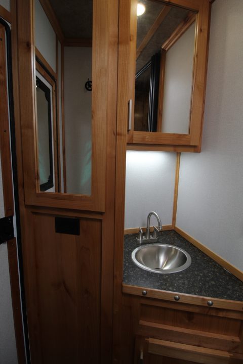 New 2027 Trails West Classic 10 x 10 Living Quarters - SOLAR - Pass Through Door - Escape Door - 2 Horse Trailer