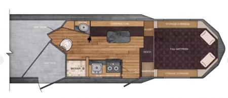 New 2027 Trails West Classic 10 x 10 Living Quarters - SOLAR - Pass Through Door - Escape Door - 2 Horse Trailer
