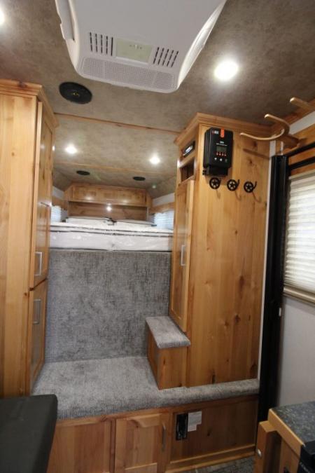 New 2027 Trails West Classic 10 x 10 Living Quarters - SOLAR - Pass Through Door - Escape Door - 2 Horse Trailer