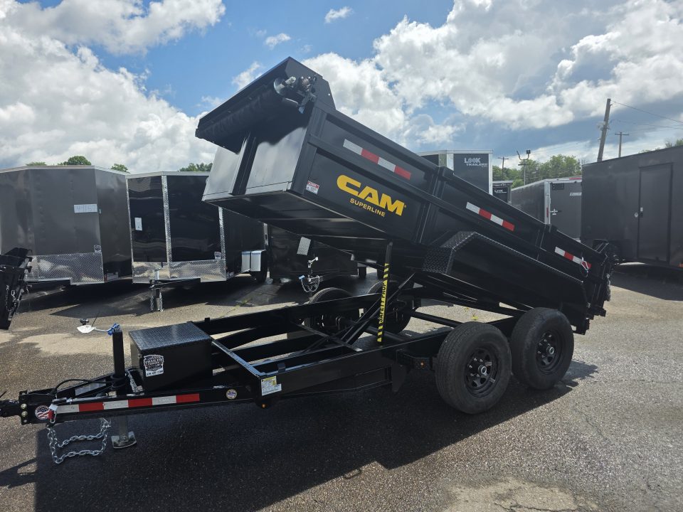 New 2026 Cam Superline 6X12 11.1K - RAMPS Dump Trailer