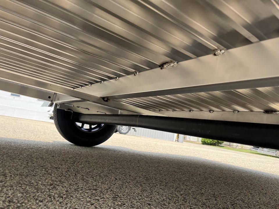 New 2027 Black Rhino Aluminum 74"x12' Low Profile LPS7812A w/ Bi-Fold Gate (ATV / UTV / Side by Side / Golf Cart / Motorcycle) Utility Trailer