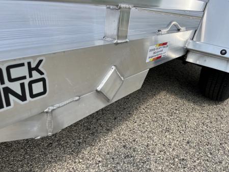 New 2027 Black Rhino Aluminum 74"x12' Low Profile LPS7812A w/ Bi-Fold Gate (ATV / UTV / Side by Side / Golf Cart / Motorcycle) Utility Trailer