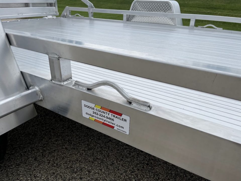 New 2027 Black Rhino Aluminum 81"x168" LPS8114A-5K Low Profile w/ Toolbox, Bi-Fold Gate & Brakes (ATV / UTV / Side by Side) Utility Trailer